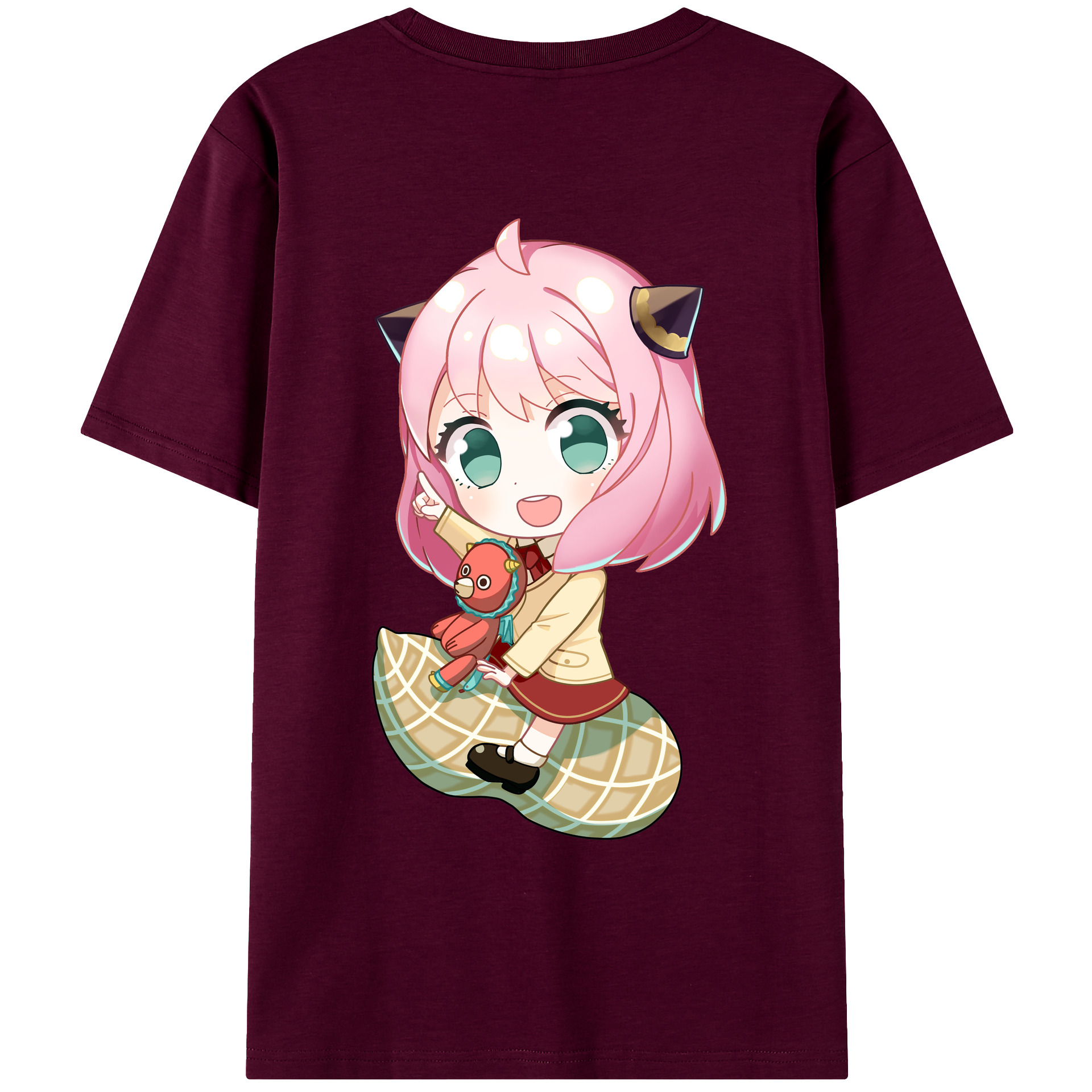 （画像用） SPY×FAMILY间谍家家酒 レディース半袖Tシャツ(バックプリント)